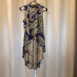 High Low sleeveless Top